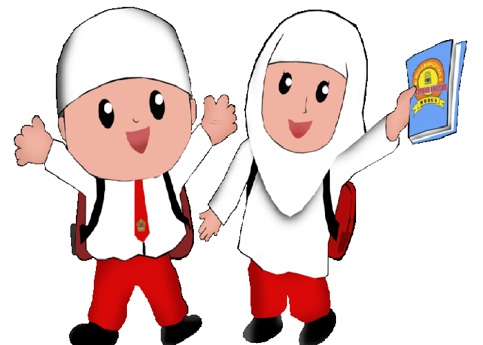 Kumpulan Gambar Animasi Anak Muslim Sekolah Kumpulan Kartun