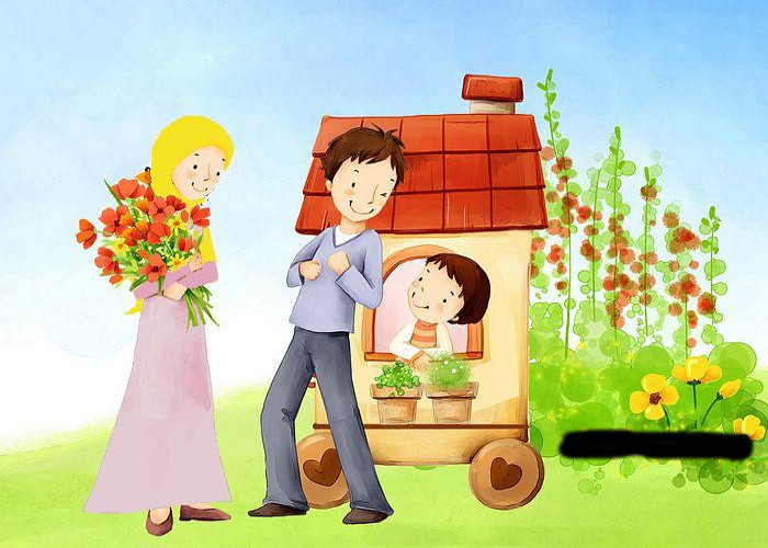 Happy Muslim Family Cartoon 2 Blog Dimas News Teknologi Edukasi